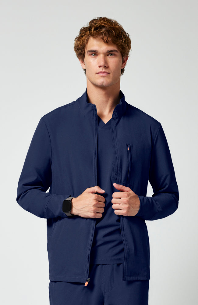 Cherokee Infinity GNR8 Men's Zip Front Scrub Jacket