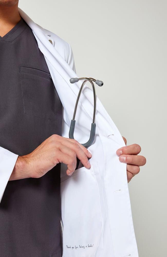 Men's Luke 37" Lab Coat - Image 7