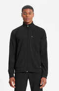 Cherokee Infinity Men's Zip Front Rib Panel Scrub Jacket