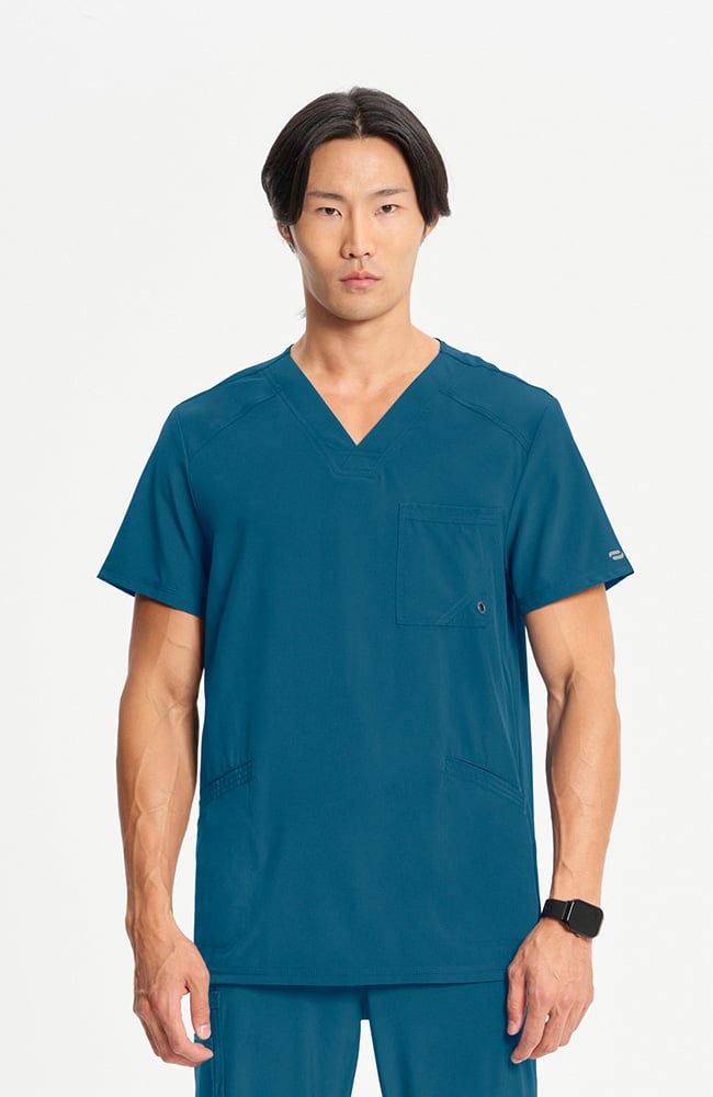 Cherokee Infinity Men's Stretch V-Neck Scrub Top