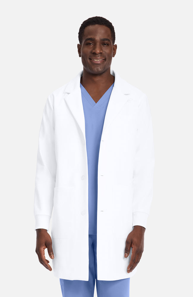 Men's 36¼" Leland Convertible Collar Lab Coat