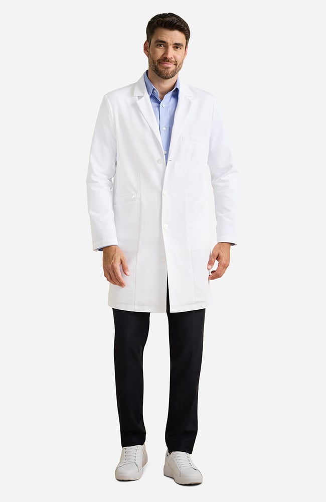 Men's Lawrence 37" Lab Coat - Image 2