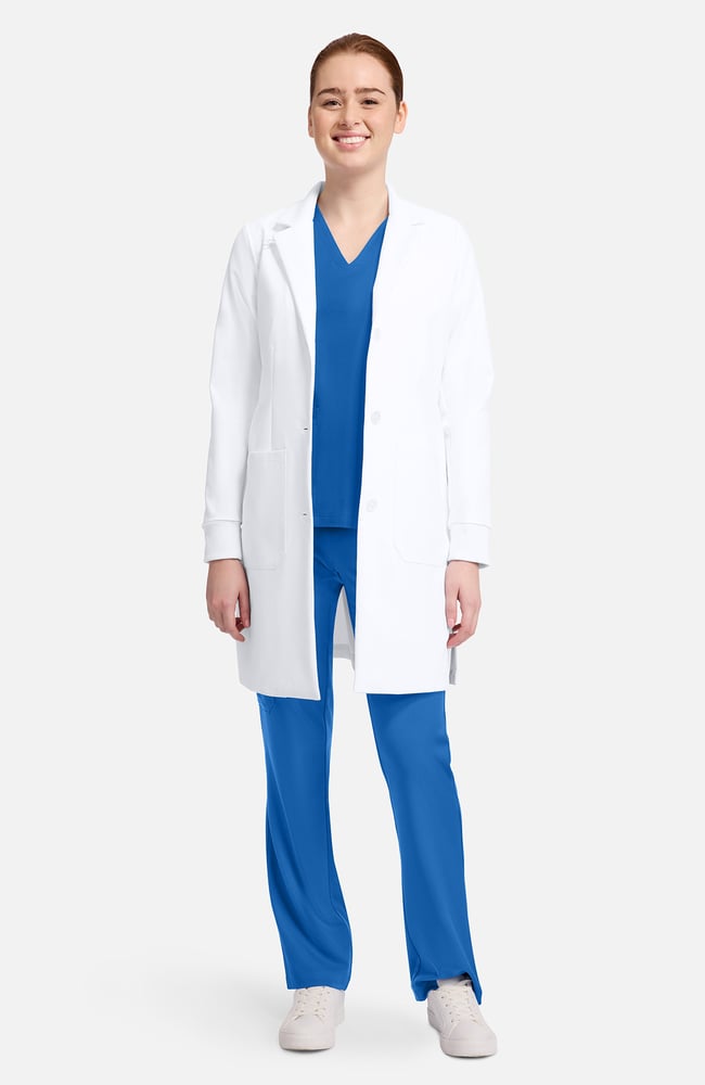 Women's 34½" Francesca Convertible Collar Lab Coat - Image 2