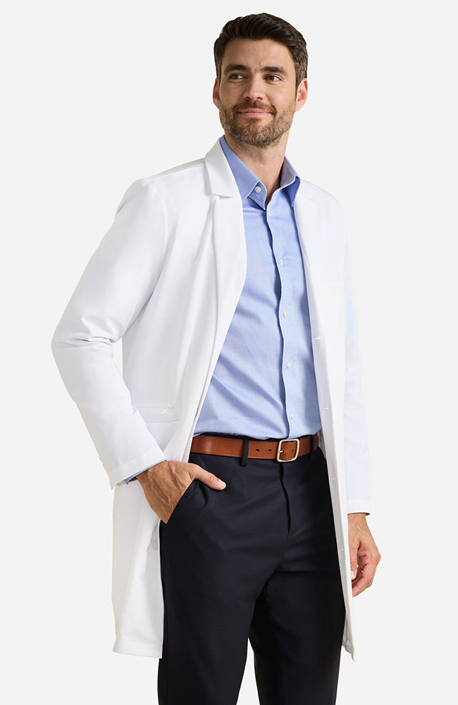 Men's Lawrence 37" Lab Coat - Image 3