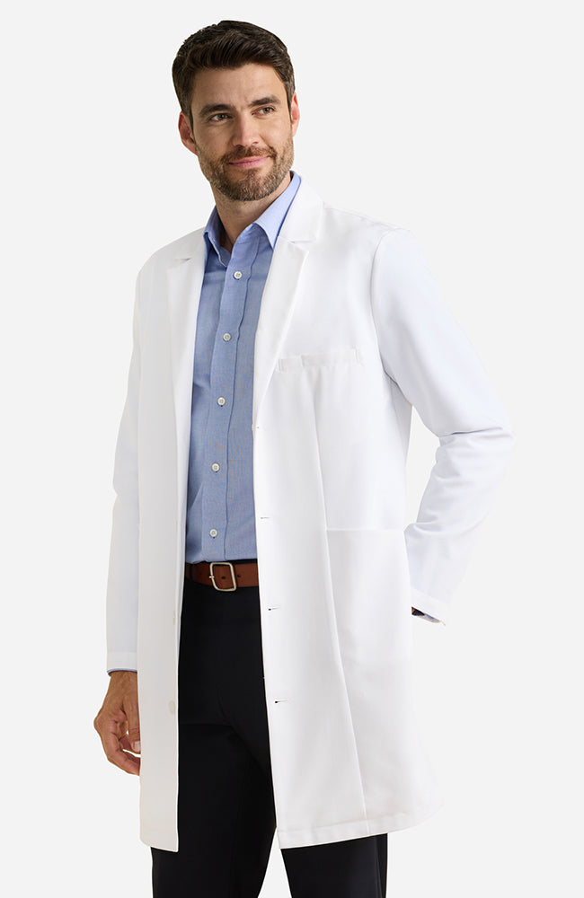 Men's Lawrence 37" Lab Coat - Image 4