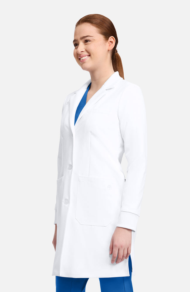 Women's 34½" Francesca Convertible Collar Lab Coat - Image 4