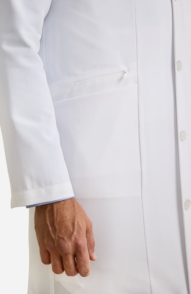 Men's Lawrence 37" Lab Coat - Image 7