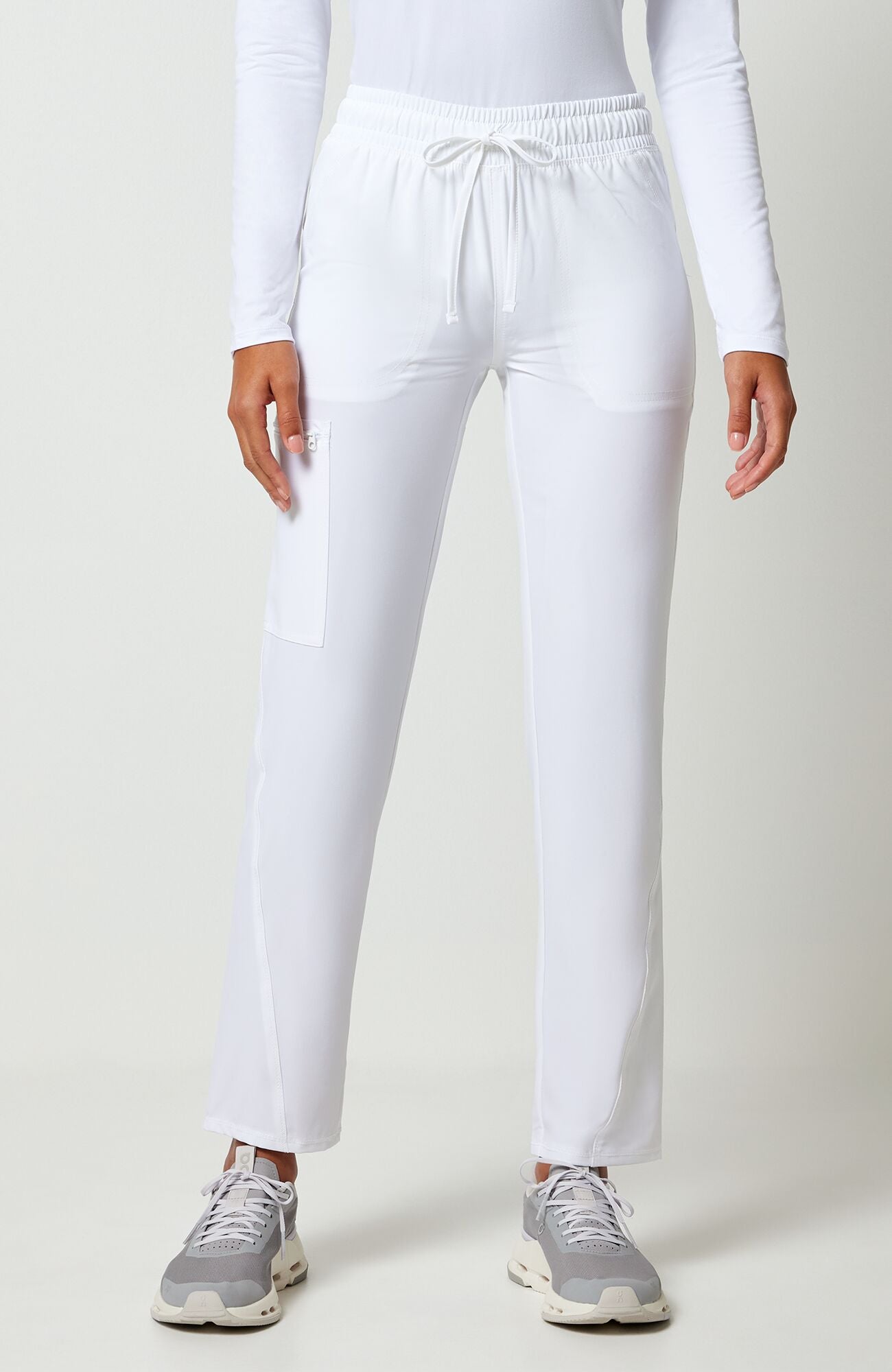 Allura - Mid Rise Drawstring Tapered Leg Pant