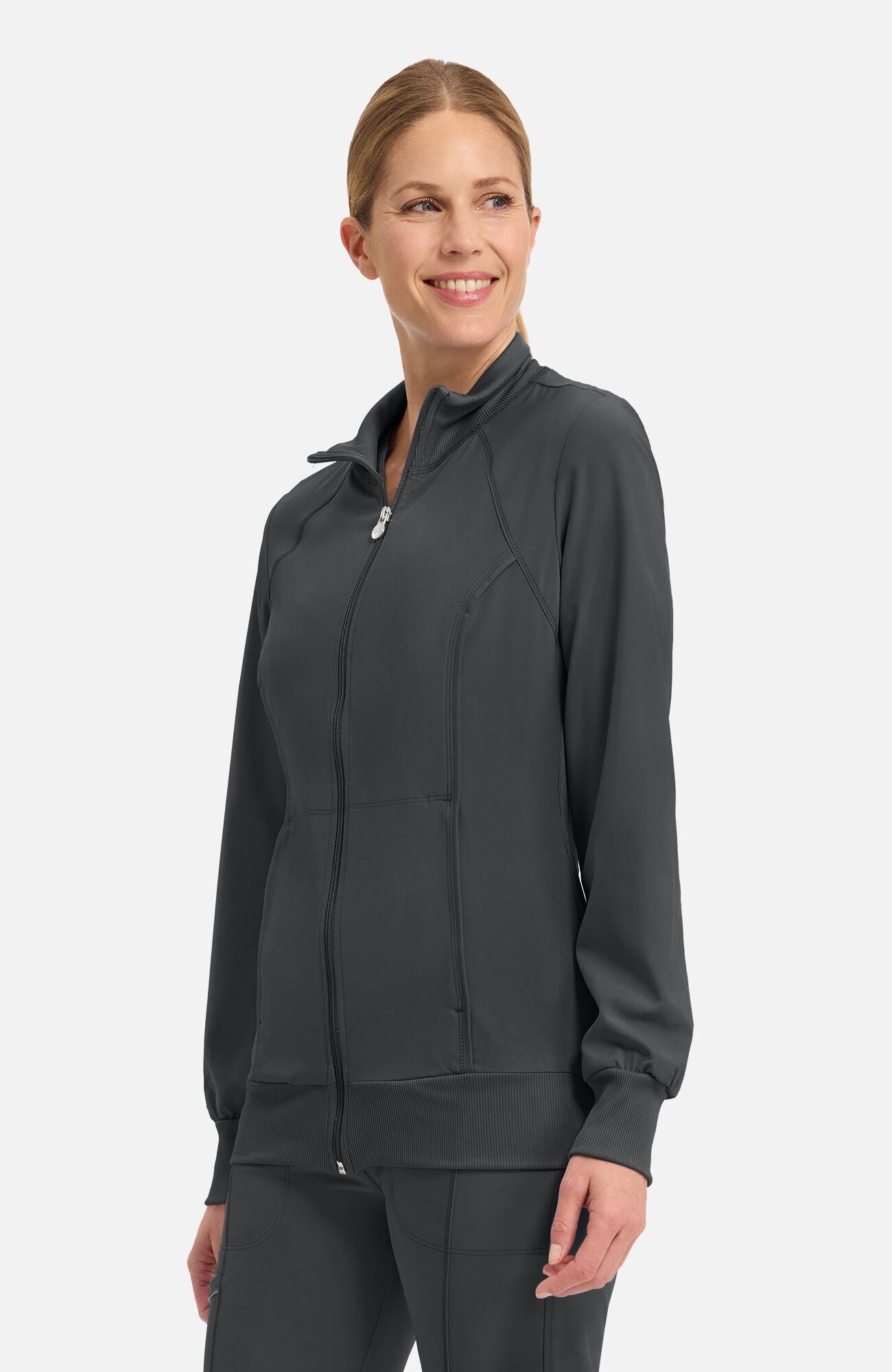 Infinity Zip Front Scrub Jacket