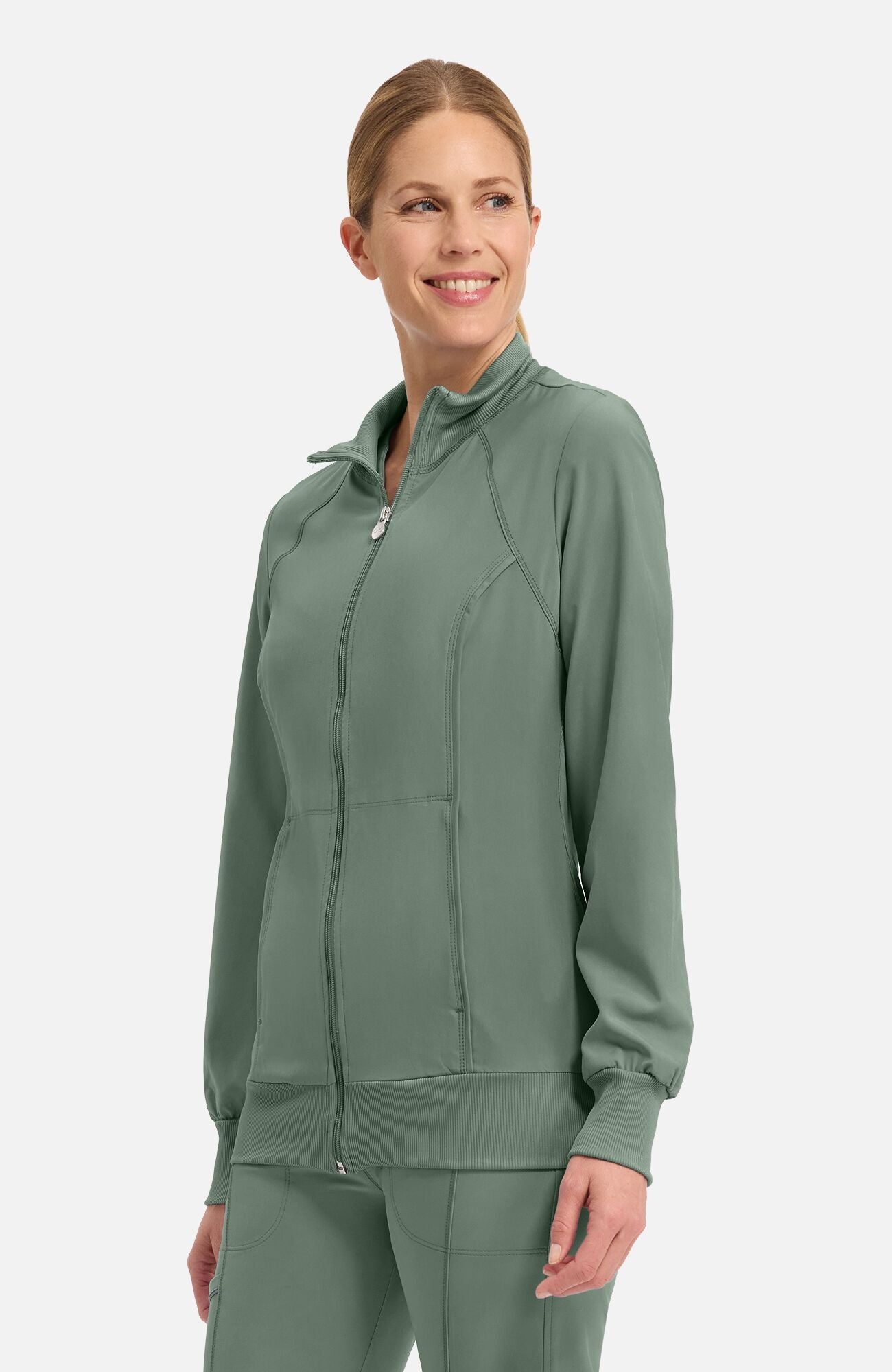 Infinity Zip Front Scrub Jacket