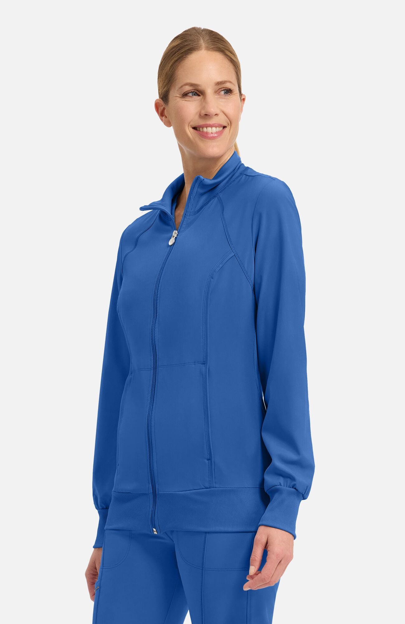 Infinity Zip Front Scrub Jacket