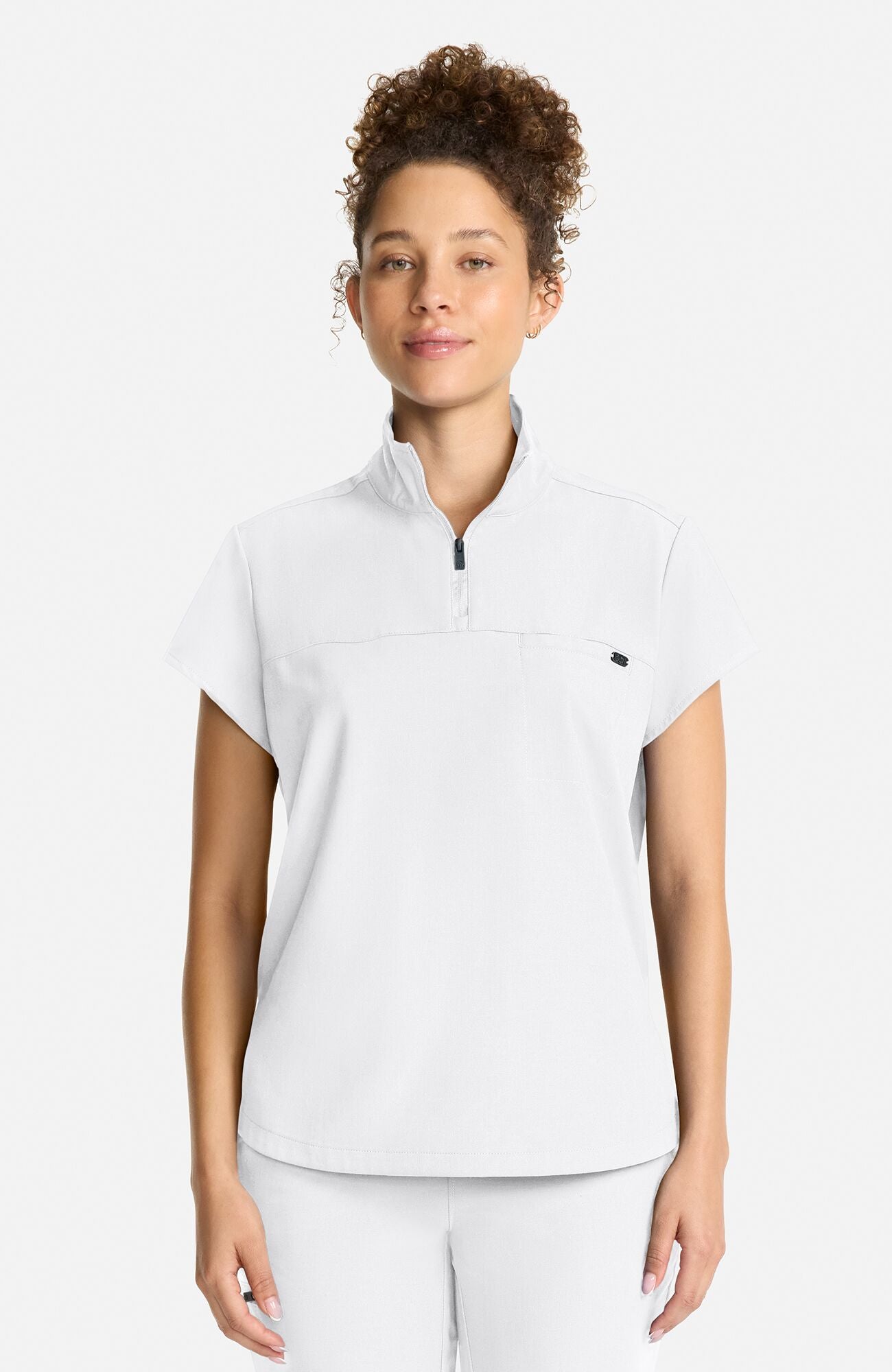 HH Quest - Bella Quarter Zip Scrub Top