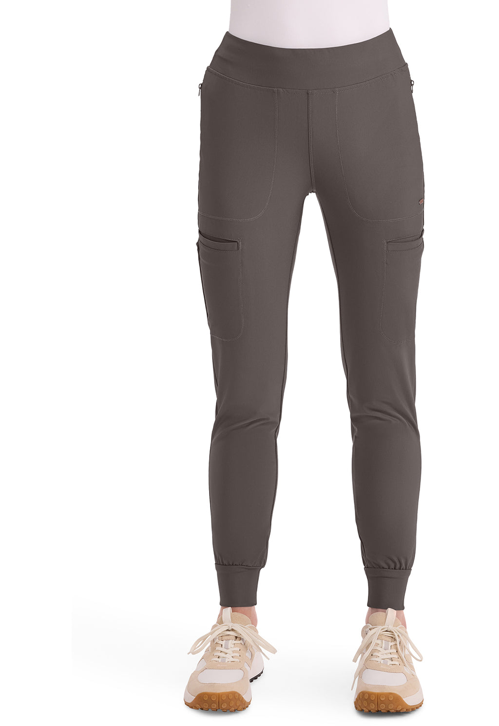 Mid Rise Tapered Leg Drawstring Pant