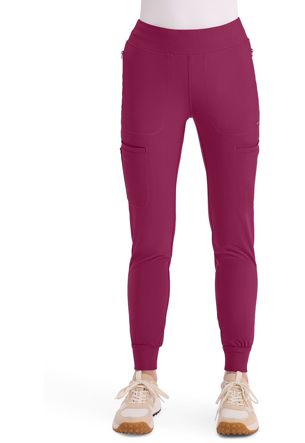 Mid Rise Tapered Leg Drawstring Pant