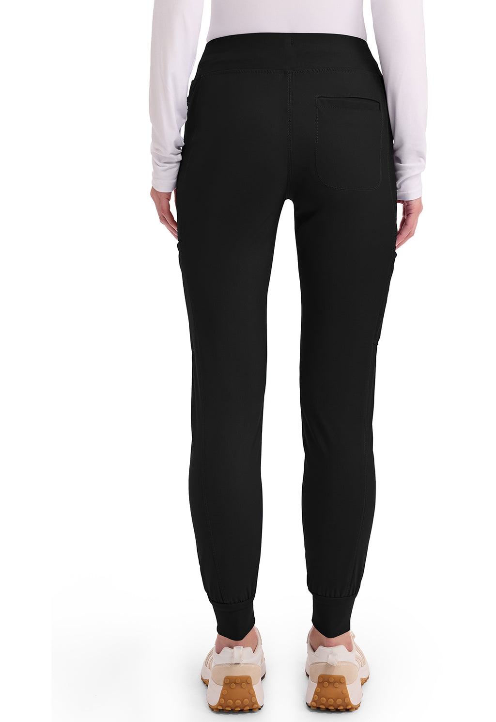 Mid Rise Tapered Leg Drawstring Pant