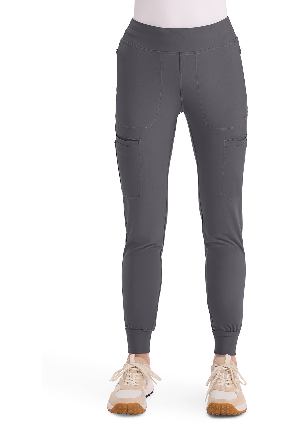 Mid Rise Tapered Leg Drawstring Pant