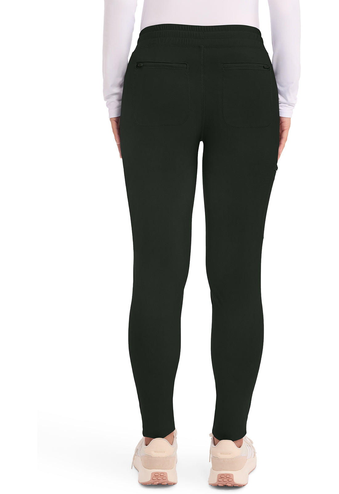 Mid Rise Tapered Leg Drawstring Pant
