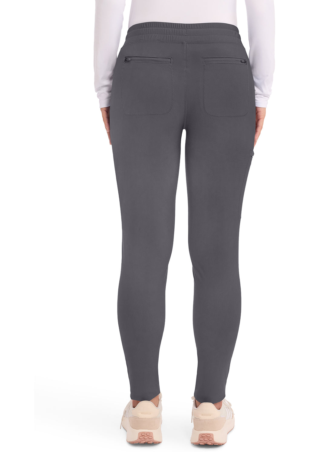 Mid Rise Tapered Leg Drawstring Pant