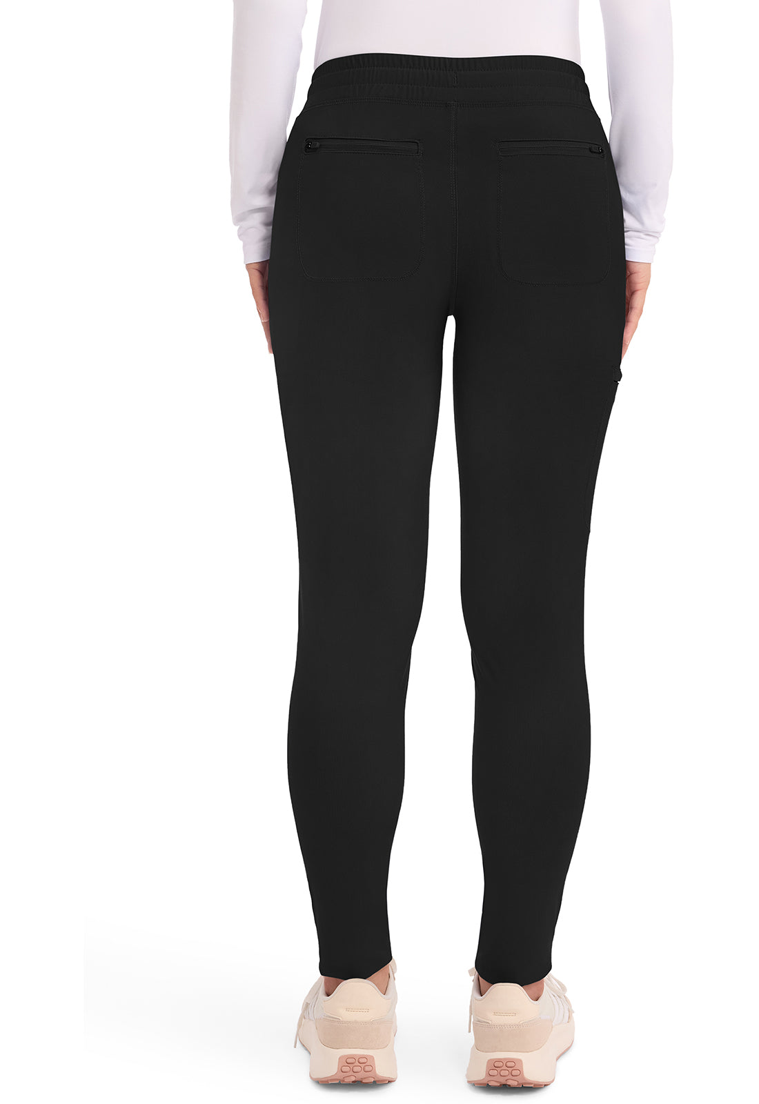 Mid Rise Tapered Leg Drawstring Pant