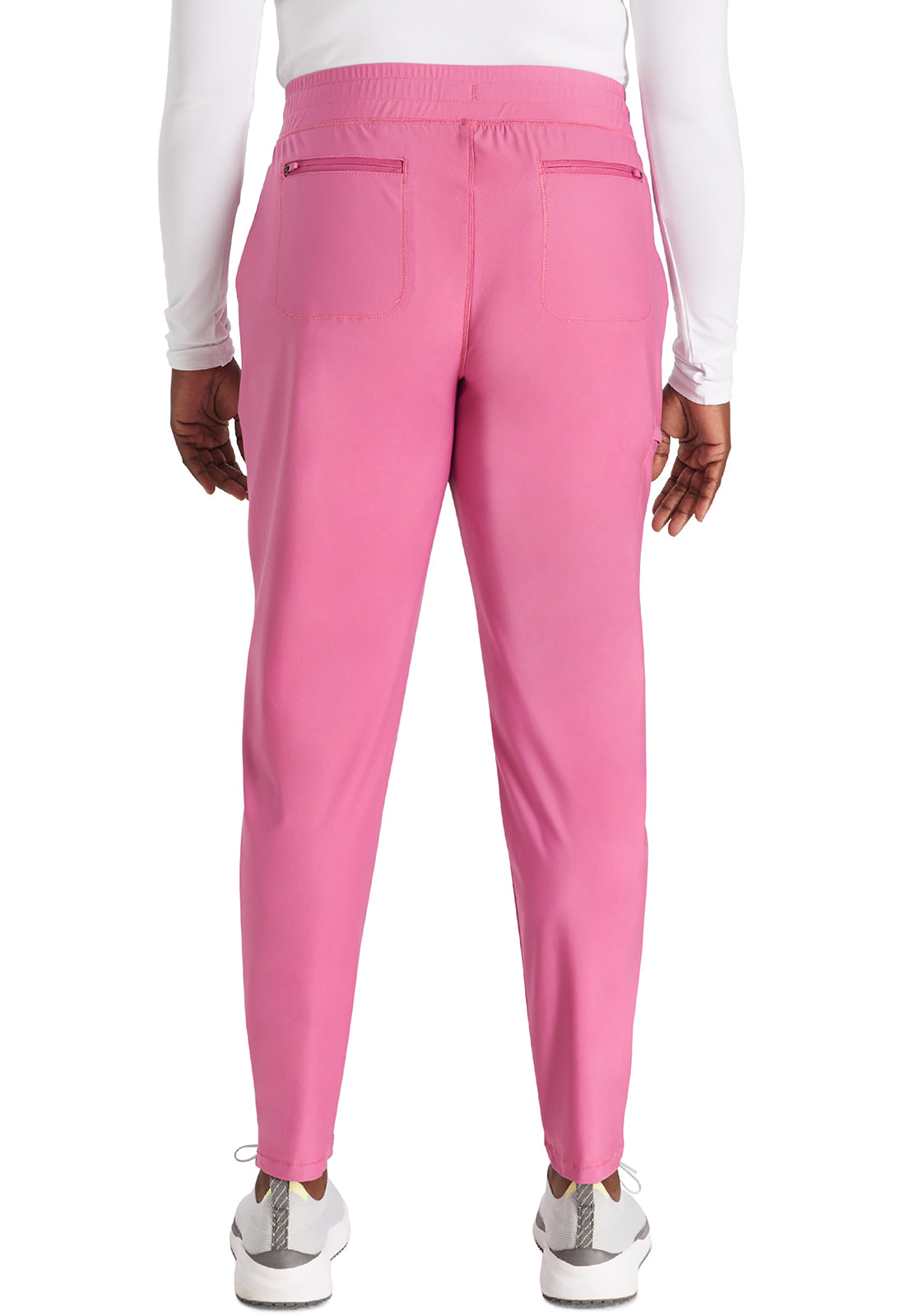 Mid Rise Tapered Leg Drawstring Pant