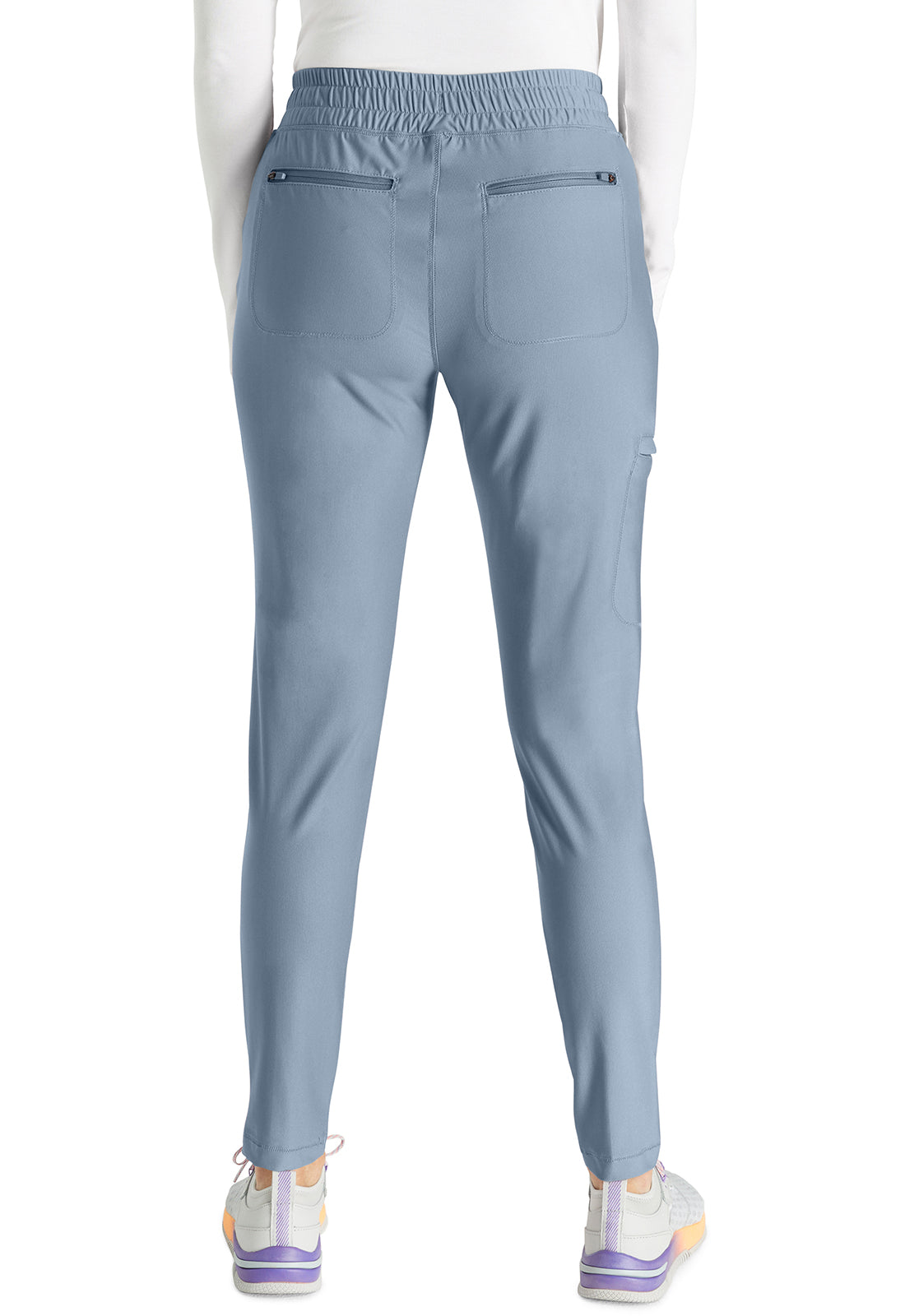 Mid Rise Tapered Leg Drawstring Pant