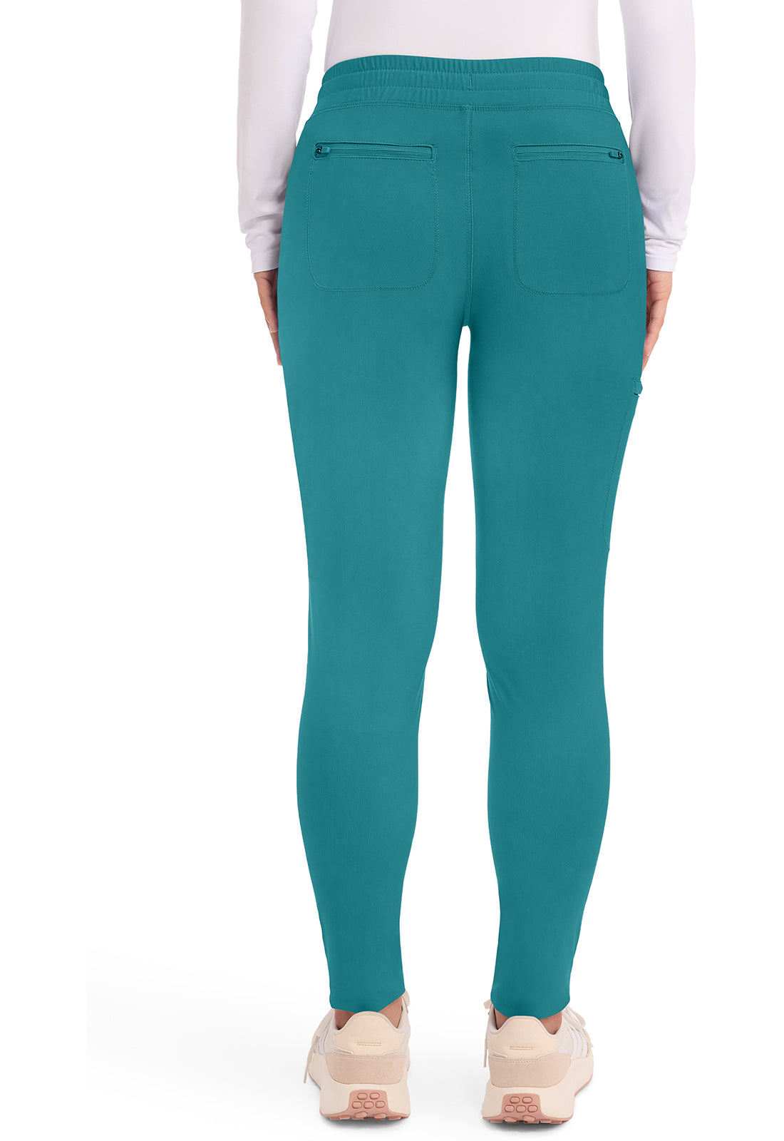 Mid Rise Tapered Leg Drawstring Pant