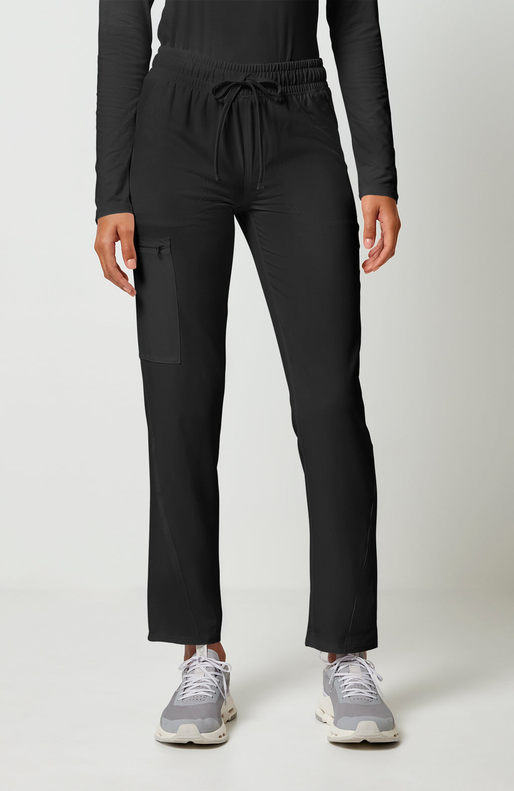 Allura - Mid Rise Drawstring Tapered Leg Pant