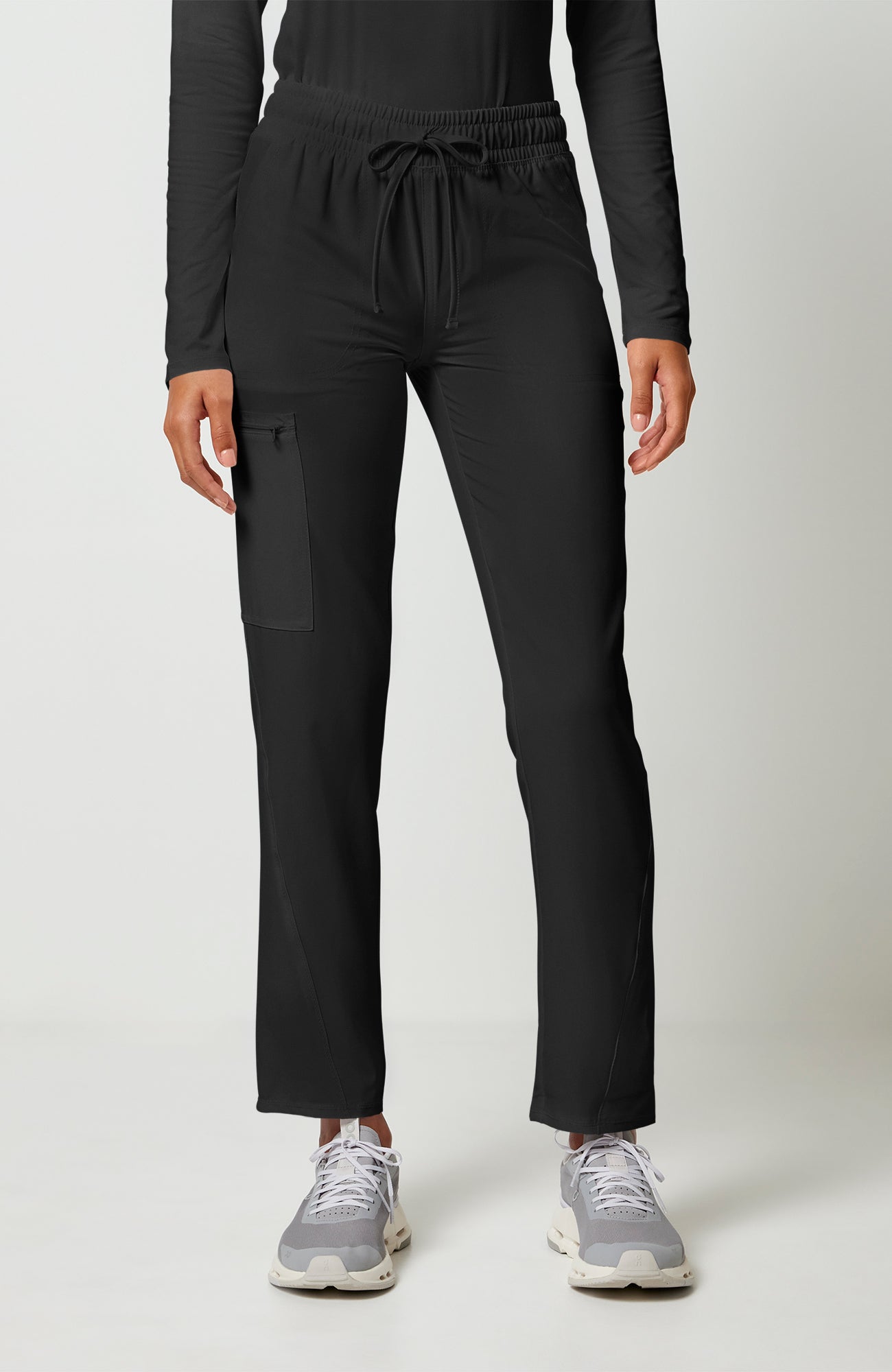 Allura - Mid Rise Drawstring Tapered Leg Pant