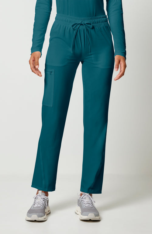 Allura - Mid Rise Drawstring Tapered Leg Pant