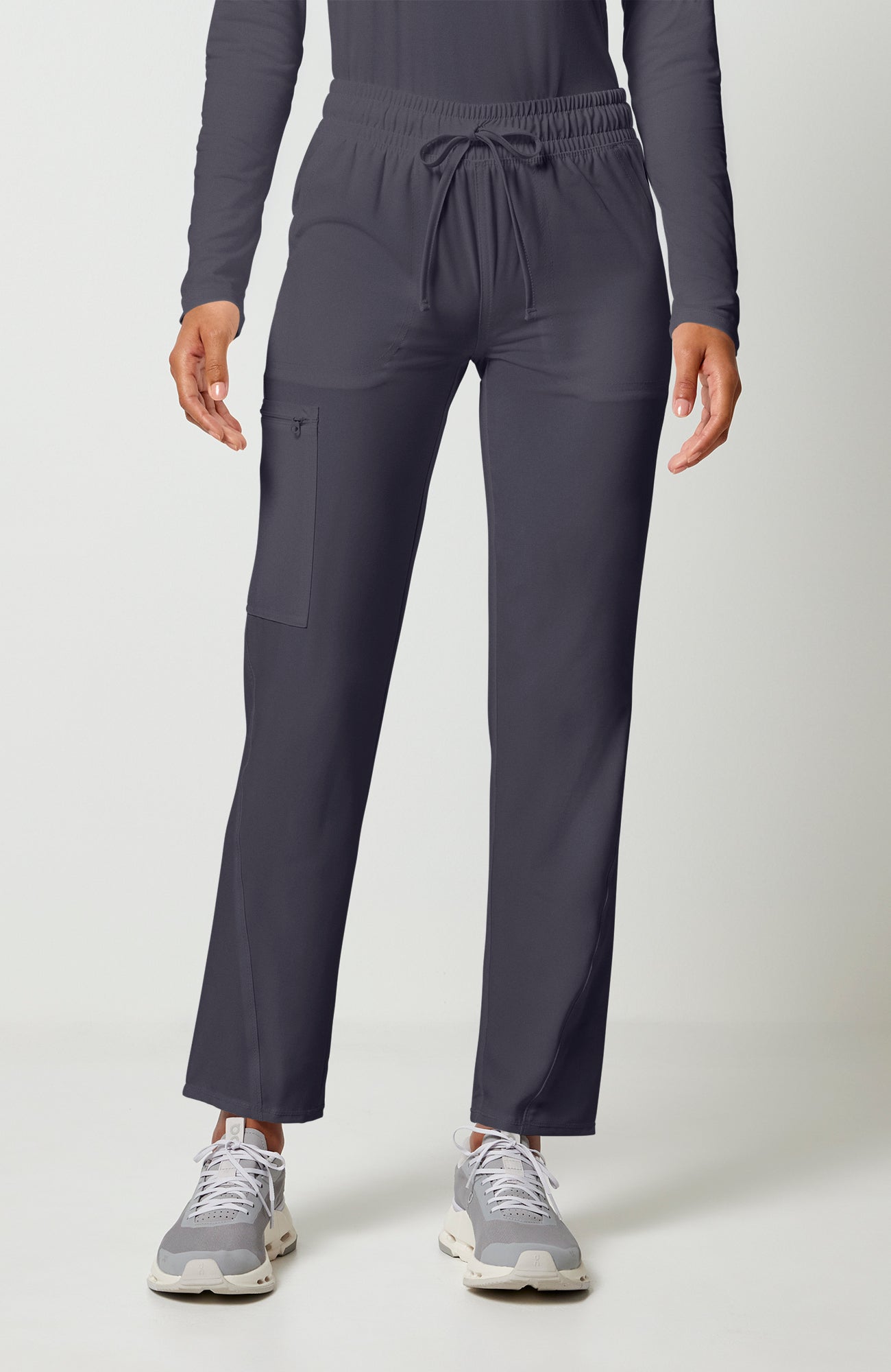 Allura - Mid Rise Drawstring Tapered Leg Pant