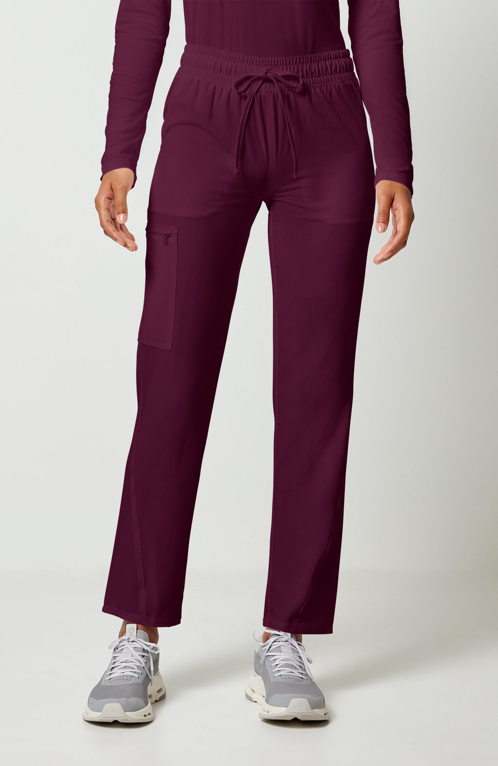 Allura - Mid Rise Drawstring Tapered Leg Pant
