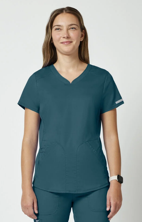 Cherokee WW Revolution Women's 2-Pocket Sweetheart V-Neck Scrub Top