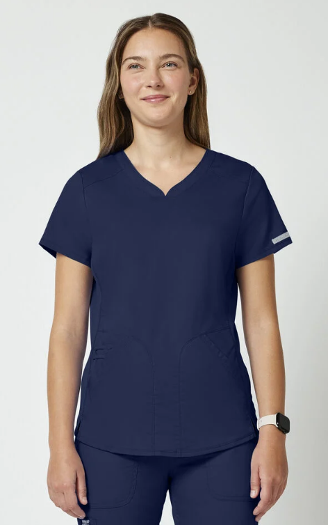Cherokee WW Revolution Women's 2-Pocket Sweetheart V-Neck Scrub Top