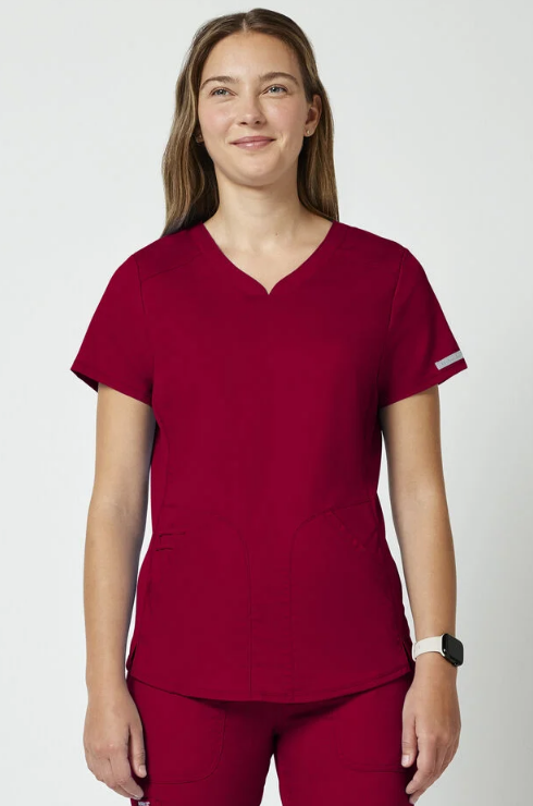 Cherokee WW Revolution Women's 2-Pocket Sweetheart V-Neck Scrub Top