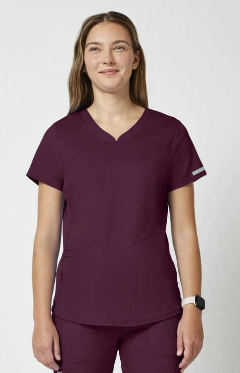 Cherokee WW Revolution Women's 2-Pocket Sweetheart V-Neck Scrub Top