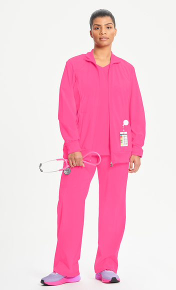 Infinity Zip Front Scrub Jacket