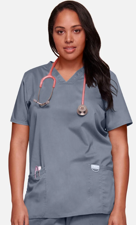 Cherokee WW Revolution Women's 3-Pocket V-Neck Stretch Scrub Top
