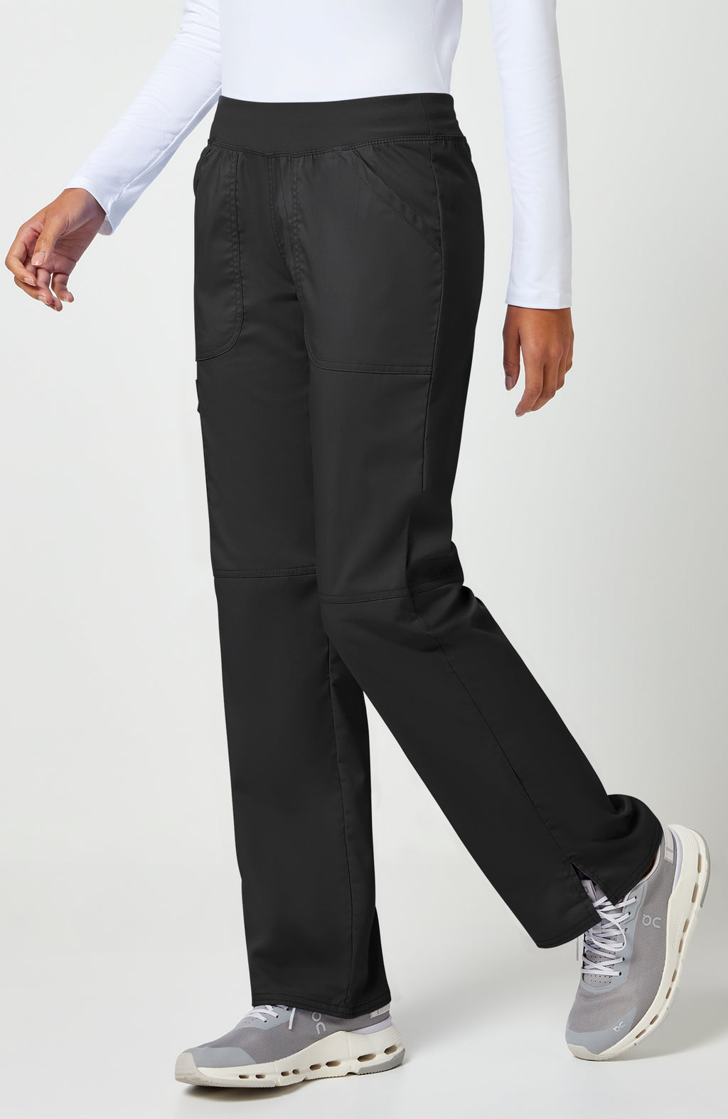 Cherokee WW Revolution Women's Elastic Waistband Cargo Pull-On Scrub Pant