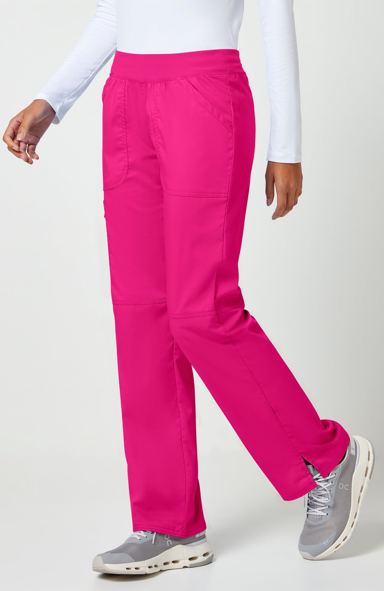 Cherokee WW Revolution Women's Elastic Waistband Cargo Pull-On Scrub Pant