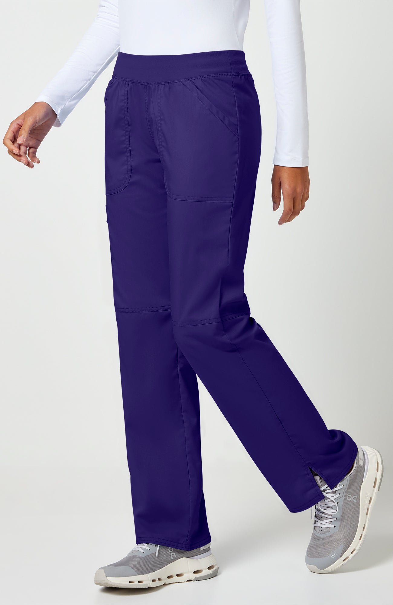Cherokee WW Revolution Women's Elastic Waistband Cargo Pull-On Scrub Pant