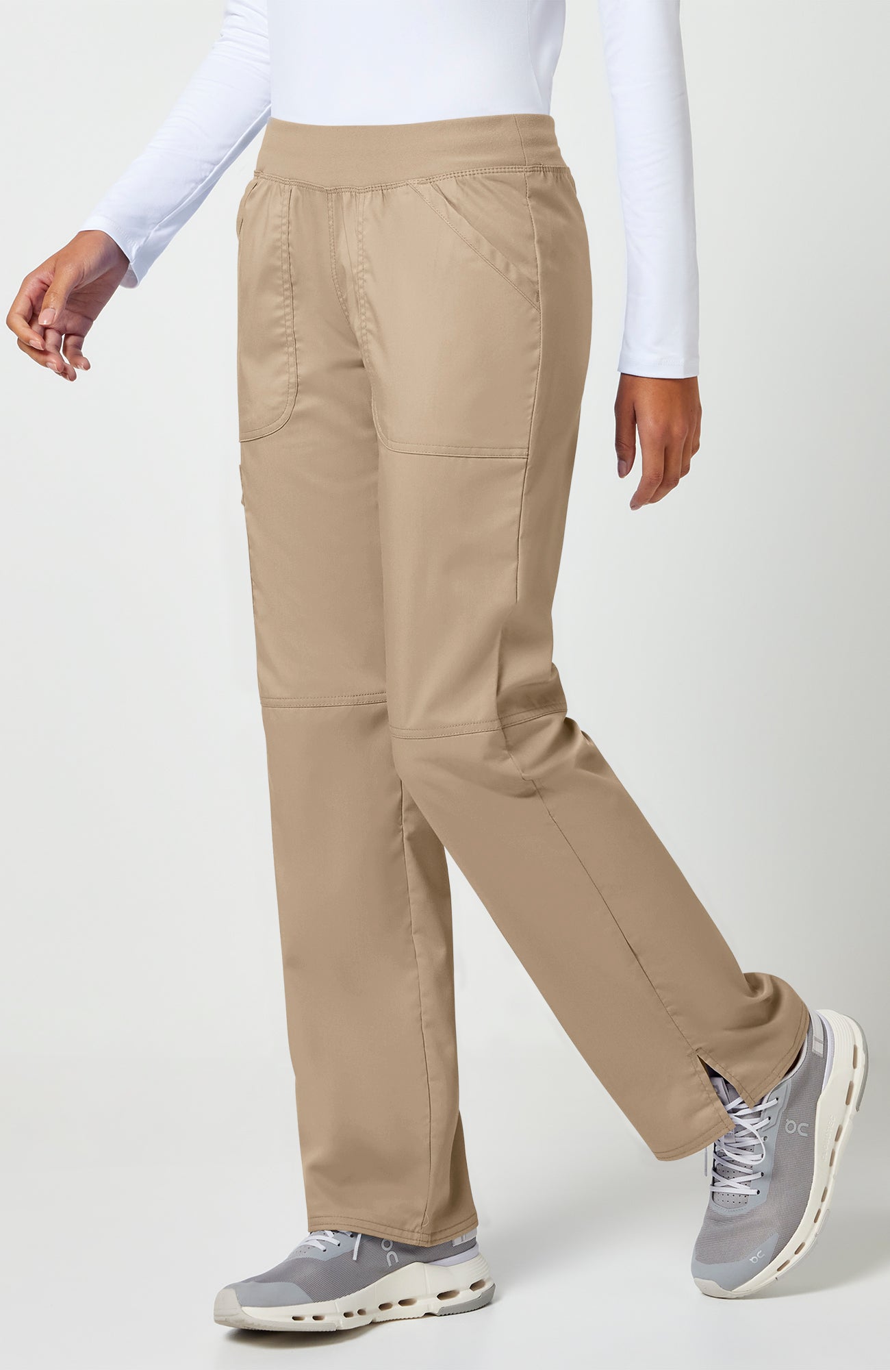 Cherokee WW Revolution Women's Elastic Waistband Cargo Pull-On Scrub Pant