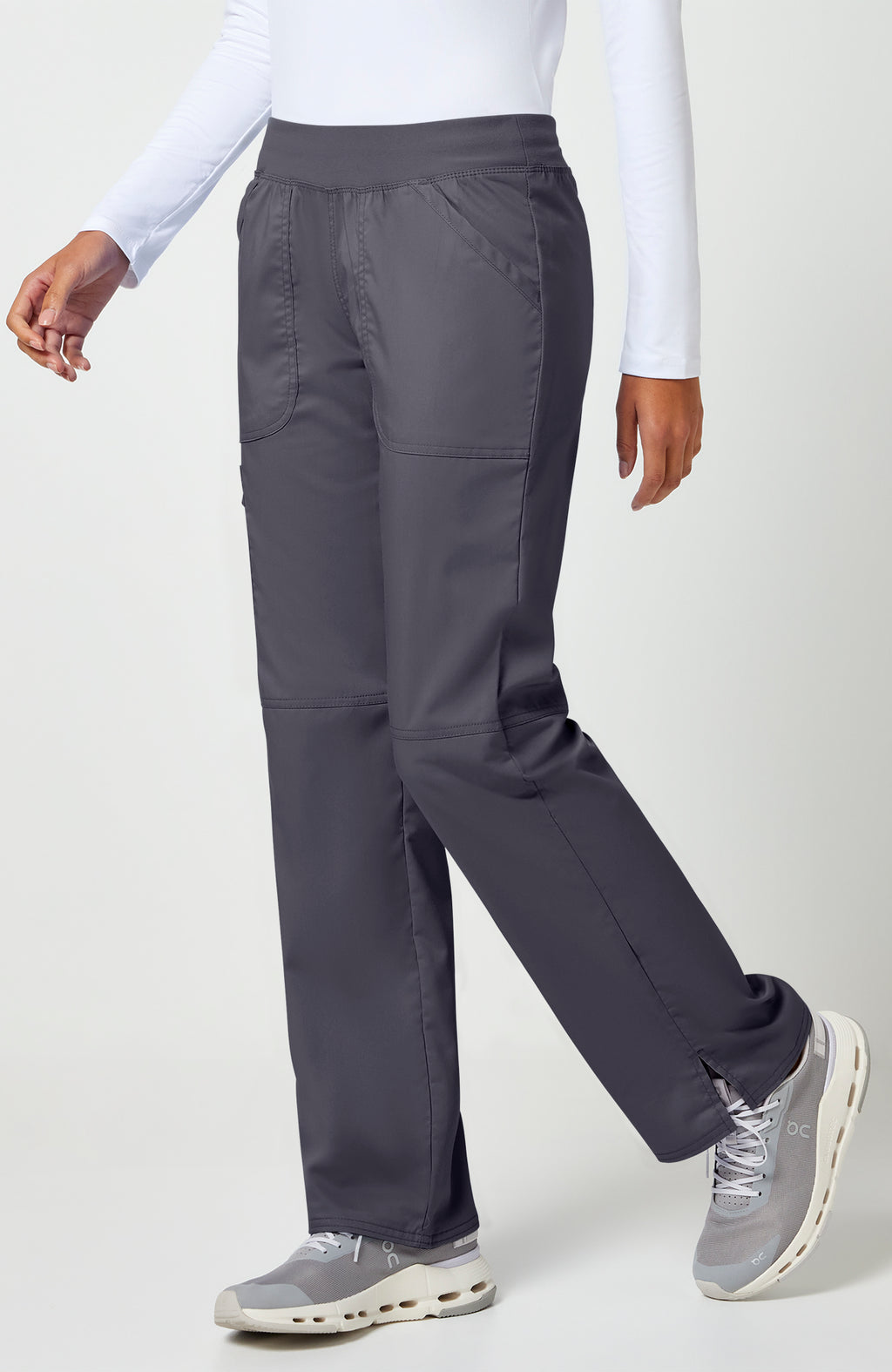 Cherokee WW Revolution Women's Elastic Waistband Cargo Pull-On Scrub Pant