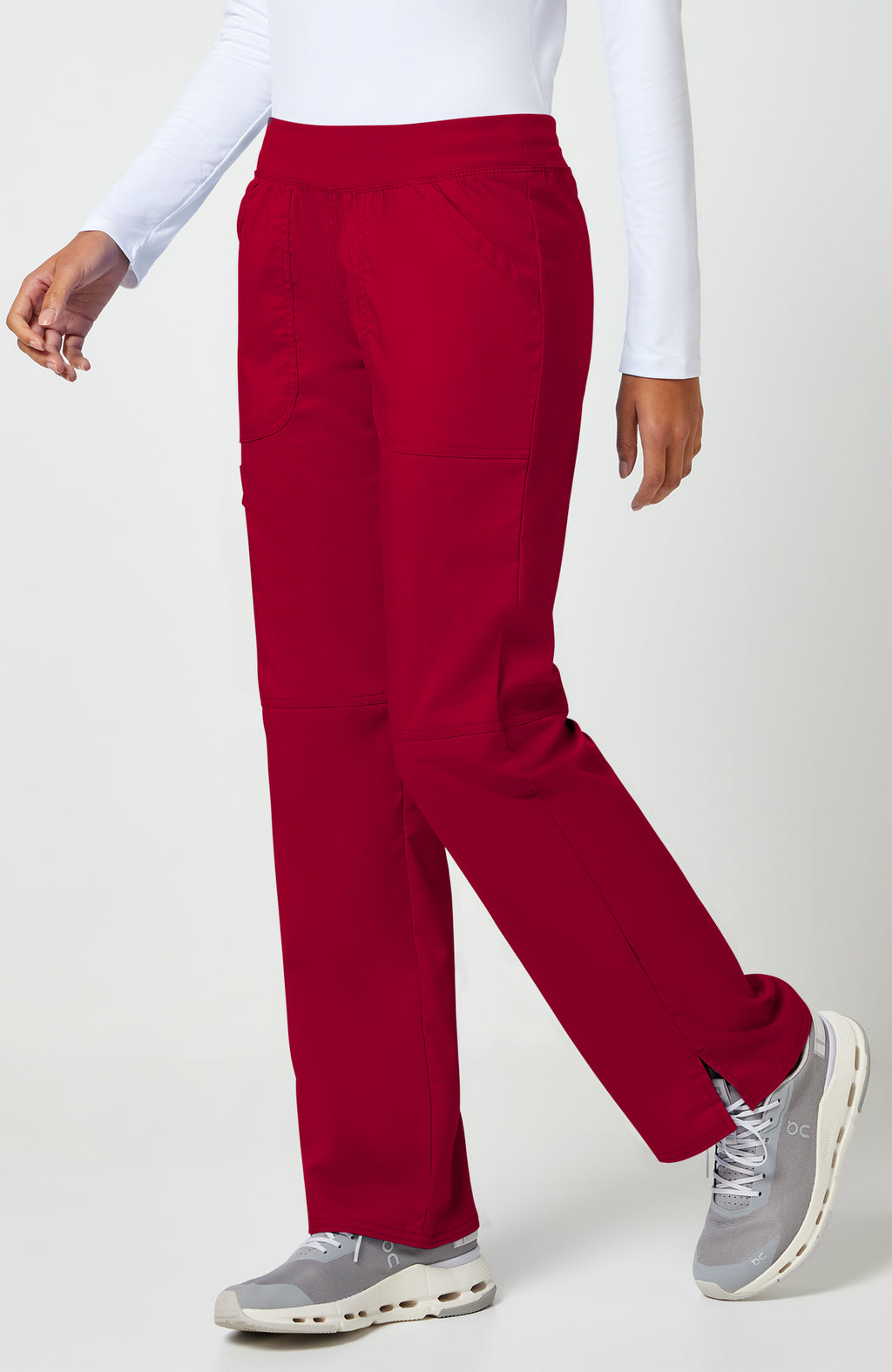 Cherokee WW Revolution Women's Elastic Waistband Cargo Pull-On Scrub Pant