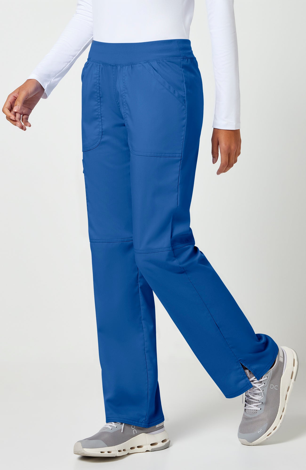 Cherokee WW Revolution Women's Elastic Waistband Cargo Pull-On Scrub Pant