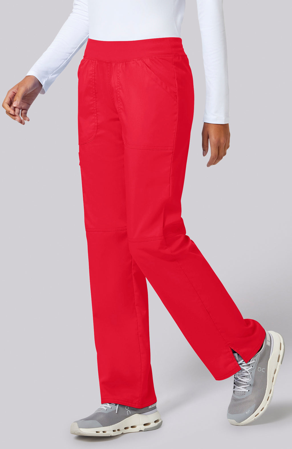 Cherokee WW Revolution Women's Elastic Waistband Cargo Pull-On Scrub Pant