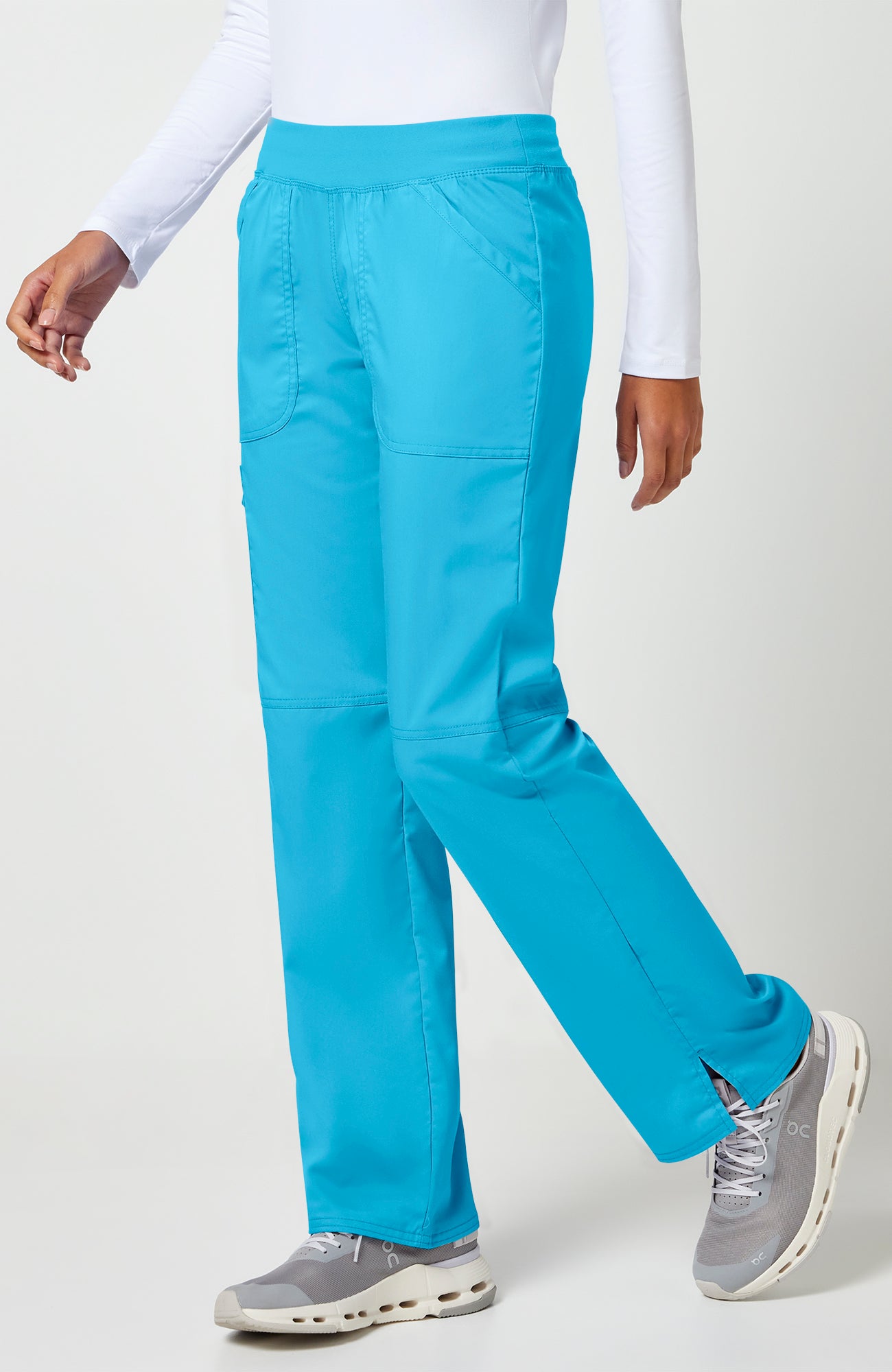 Cherokee WW Revolution Women's Elastic Waistband Cargo Pull-On Scrub Pant