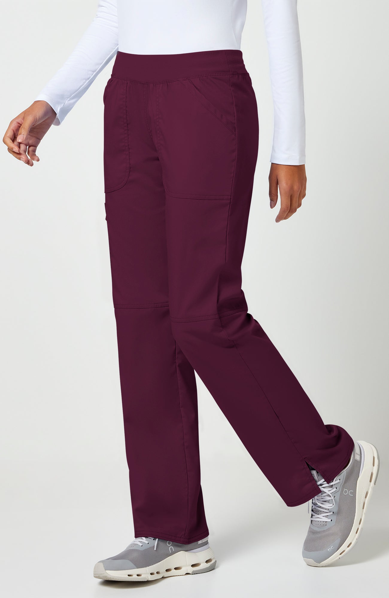 Cherokee WW Revolution Women's Elastic Waistband Cargo Pull-On Scrub Pant