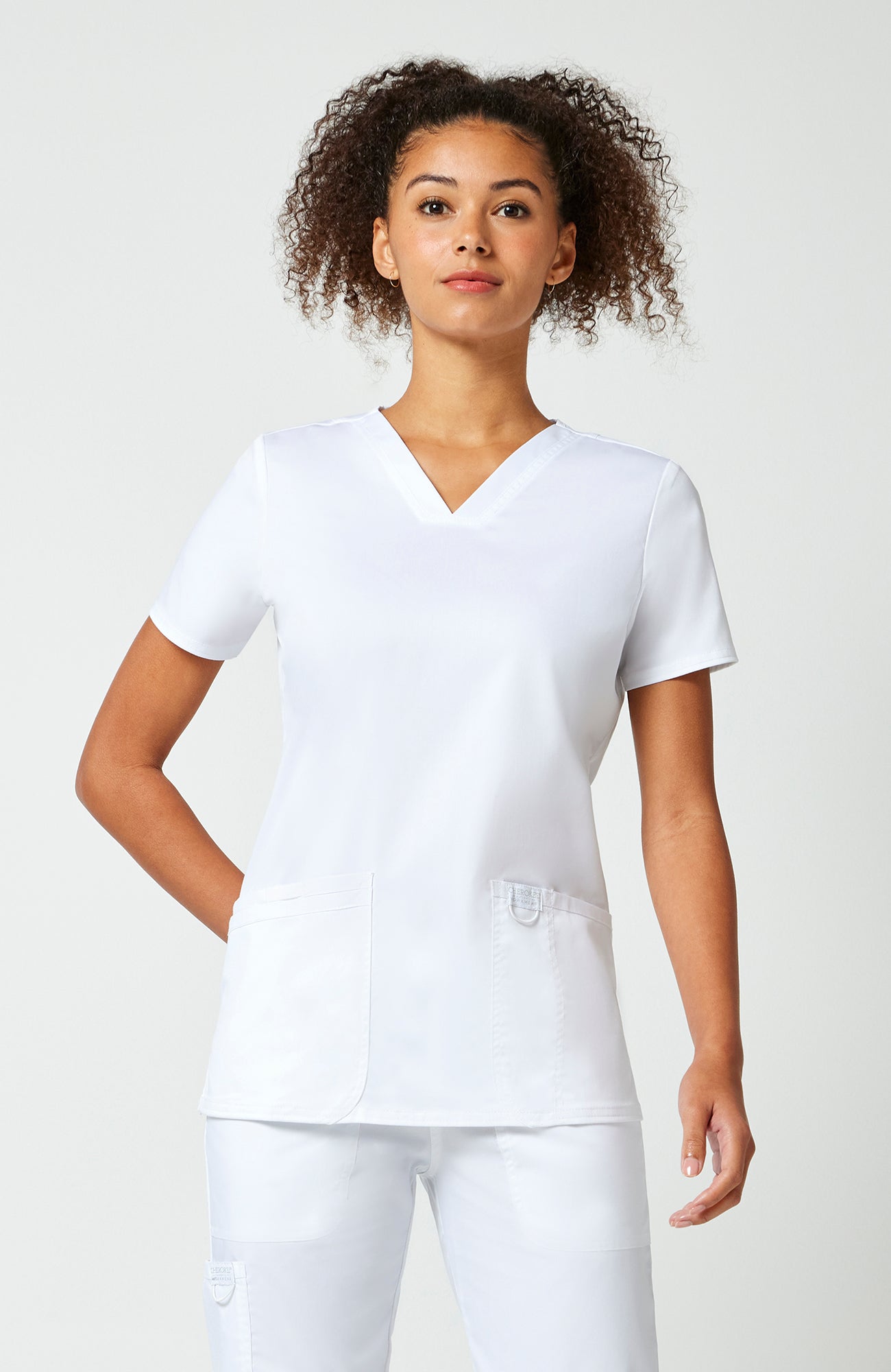 Cherokee WW Revolution Women's 3-Pocket V-Neck Stretch Scrub Top